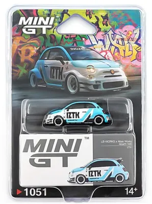 Obrázok produktu pre FIAT ABARTH 595 LB-WORKS x ABAS WORKS IZTK 2024 – BLISTR – Mini GT 1:64