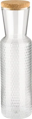 Zdjęcie produktu dla APS-Germany DOTS, Karafka, 0,9 l, Przezroczysty, Korek, Szkło, 8 cm, 280 mm