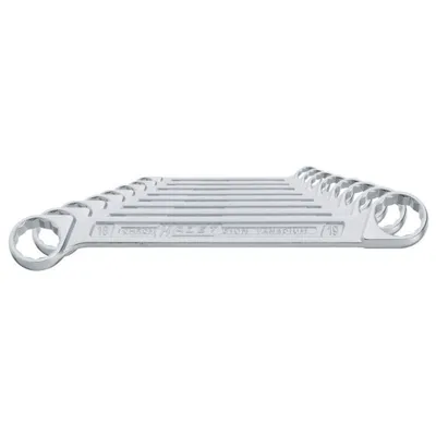 Immagine prodotto di Set di chiavi ad anello doppio Hazet 610N/8 - Profilo Traction esagonale doppio esterno - Anza | 610N/8