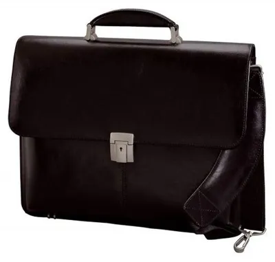 Produktbild von Alassio® Aktentasche Faenza 47011 41 x 32 x 13 cm Leder schwarz