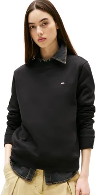Produktbild von Tommy Hilfiger 8720638135982, Erwachsener, Weiblich, Sweatshirt, Schwarz, Rundhals, Langärmlig