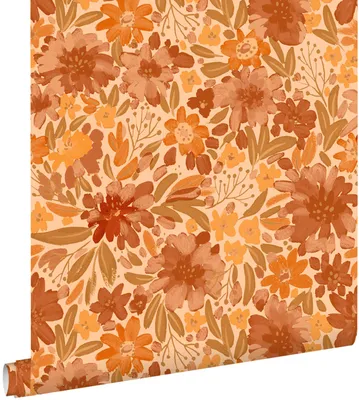 Obrázok produktu pre ESTAhome tapeta kvety terakota 50 x 900 cm