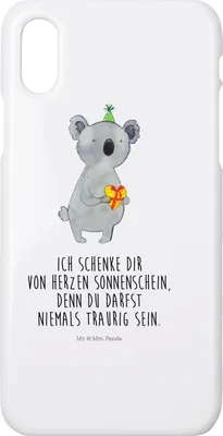 Produktbild von Mr. & Mrs. Panda Iphone 10 Handyhülle Koala Geschenk - Weiß - Cover, X, Handy, Geburtstag, Party, Hülle
