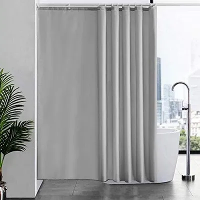 Produktbild von Duschvorhang Anti-Schimmel Polyester 200x200cm Wasserabweisend Waschbar Grau