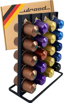 Produktbild von Kapselhalter passend für Nespresso 40 Kapseln -  GERMANY - Kapselspender, Kapselständer, Halterung Kaffeekapsel