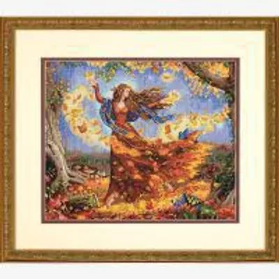Produktbild von Kreuzstichpackung Fall Fairy Herbstfee