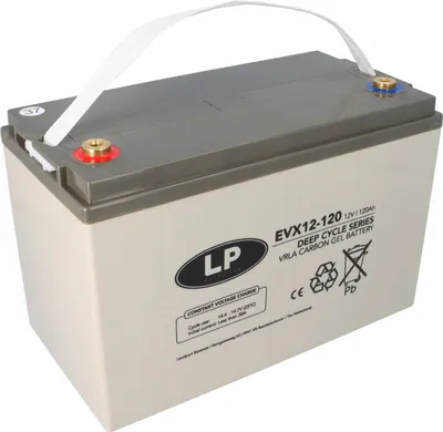 Zdjęcie produktu dla Landport LP EVX12120 12V 120Ah Akumulator AGM-GEL o głębokim cyklu pracy