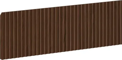 Produktbild von Mexen Rivel Front für den Korpus des Badezimmerschranks Gefräst 60 x 20 cm, Nussbaum - 91A20-0600-235-1-86