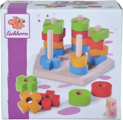 Immagine prodotto di Stacking Shapes - Eichhorn - From 12 Months - Unisex - White - Child