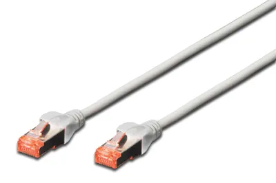 Produktbild von Digitus Patchkabel CAT6 RJ45 S/FTP AWG 27/7 5m Grau