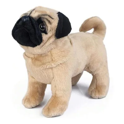 Produktbild von Plüsch Spielzeug,Simulierter Hund Kuscheltier,Sainuo Samt,PP Baumwolle,Waschbar,Tragbar,33cm×13cm×27cm,Für Geburtstagsgeschenke,Souvenirs,Dekorationsstücke,Begleitpuppen