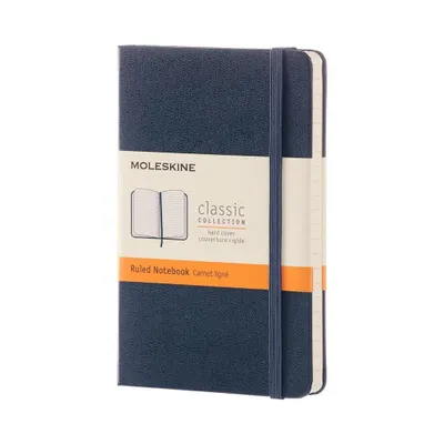 Obrázek produktu pro Moleskine 8051272893564 Zápisník MOLESKINE, P/A6, linkovaný, tvrdá vazba, modrý