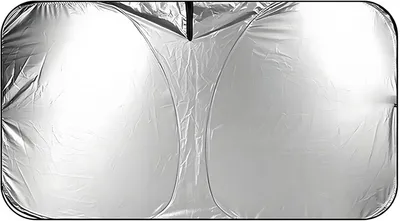 Immagine prodotto di Parasole per auto, con protezione UV riflettente, dimensioni 145 x 80 cm, pieghevole, per parabrezza
