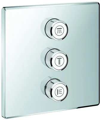 Produktbild von Grohe 3-fach Unterputzventil Grohtherm SmartControl 29127 eckig FMS chrom