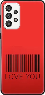Produktbild von König Design Hülle kompatibel mit Samsung Galaxy A73 5G Kunststoff Soft Handyhülle - Handy Case Love You