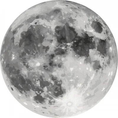 Immagine prodotto di Pittura con i numeri 30x40 Paesaggio lunare