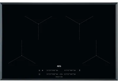Zdjęcie produktu dla AEG IKB84431FB, Czarny, Wbudowany, Płyta indukcyjna strefowa, Ceramika, 4 stref(y), 4 stref(y)