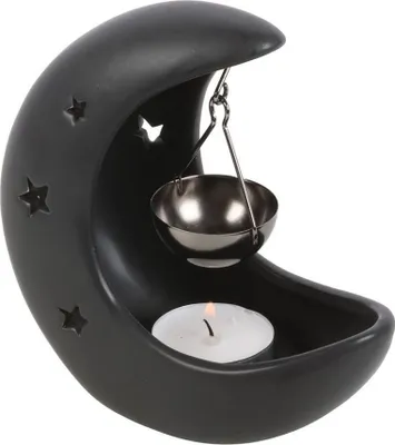 Immagine prodotto di Something Different - Lampada profumata a sospensione, luna crescente SD6407 (taglia unica) (nero)