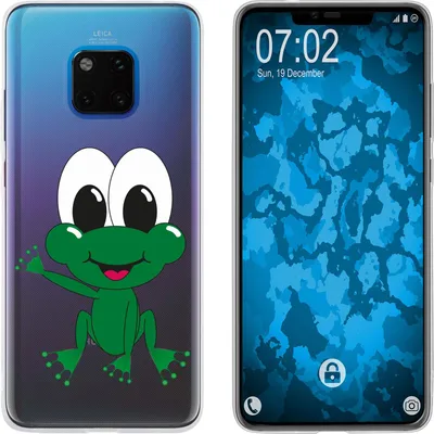 Produktbild von PhoneNatic Case kompatibel mit Huawei Mate 20 Pro Silikon-Hülle Cutiemals M2