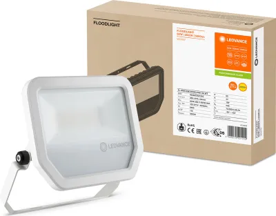 Zdjęcie produktu dla Naświetlacz LED Reflektor Zewnętrzny Lampa 50W 5500lm 3000K IP65 Biały Floodlight Ledvance