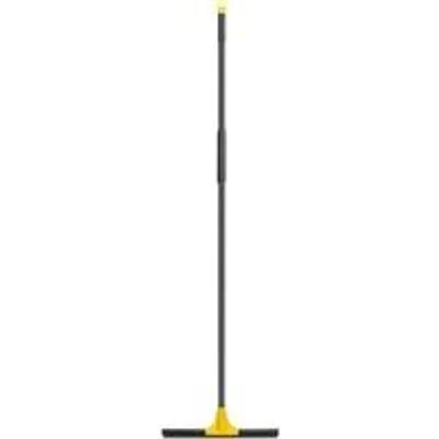 Productafbeelding van Vloerwisser Bezem - Waterschraper Raamtrekker - Vloeren Schoonmaken - Telescopisch Verstelbaar - 45x150 cm - Zwart