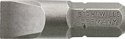 Produktbild von Stahlwille Bit-Schraubendrehereinsatz 1,6 x 10,0mm 6kant 1/4" L.25mm