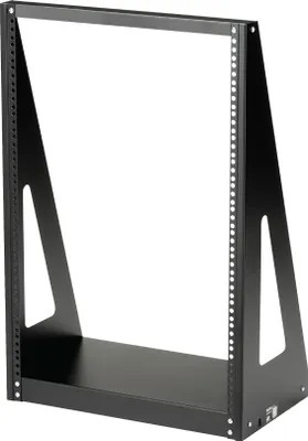 Zdjęcie produktu dla StarTech.com 2POSTRACK16, Stojak wolnostojący, 16U, 160 kg, 9 kg, Czarny