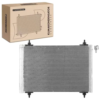 Produktbild von Kondensator Klimaanlage, Netzlänge 540 mm, Nettobreite 358 mm, Nettotiefe 16 mm, Eingangsdurchmesser 14,3 mm, Auslassdurchmesser 11,1 mm