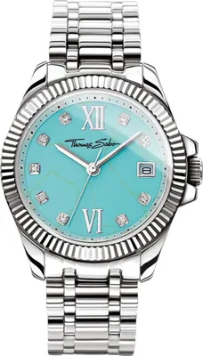 Produktbild von Thomas Sabo Damenuhr mit Quarzwerk und Edelstahl-Gliederband