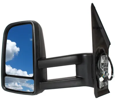 Immagine prodotto di Specchietto retrovisore esterno elettrico per Mercedes-Benz Sprinter B907 (modello dal 2018), lato sinistro, con braccio lungo