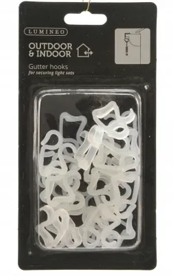 Produktbild von Eckhaken für Hängelampen weiß 24 Stück.