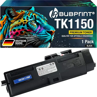 Produktbild von Bubprint Toner kompatibel mit Kyocera TK-1150 Schwarz