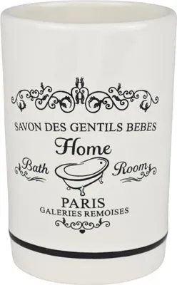 Produktbild von Badezimmerbecher Keramik PARIS cremefarben ecru