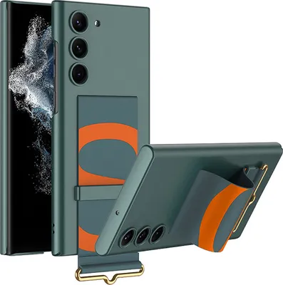 Produktbild von Für Samsung Galaxy S23 Silikon Schutz mit Armbandhalter Handy Tasche Etuis Hülle Case Neu