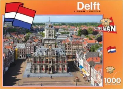 Immagine prodotto di Puzzelman Puzzle Municipio di Delft 1000 pezzi Cartone Adulti
