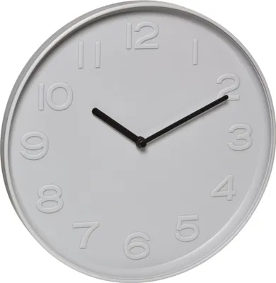 Immagine prodotto di TFA 60.3079.15 Orologio da parete analogico, orologio al quarzo, numeri plastici 3D, 255 mm