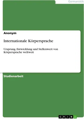 Produktbild von Internationale Körpersprache