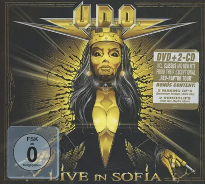 Produktbild von U.D.O.-Live In Sofia+2CD (Digipak)