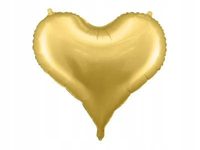Zdjęcie produktu dla Balon foliowy Serce 75x64,5cm złoty