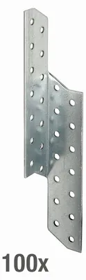 Produktbild von Alberts Sparren-Pfettenanker | rechts | sendzimirverzinkt | 32 x 32 x 210 mm | 100er Set