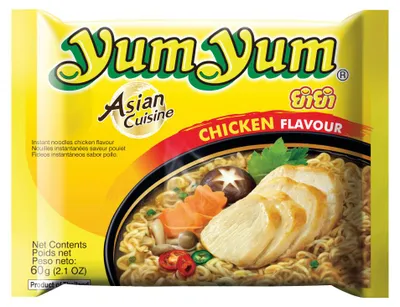 Obrázek produktu pro YumYum Instantní asijská nudlová polévka s kuřecí příchutí 60g