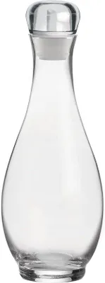 Image de Bouteille transparente de 1 000 ml pour huile et vinaigre, Ø 11 x H 29 cm