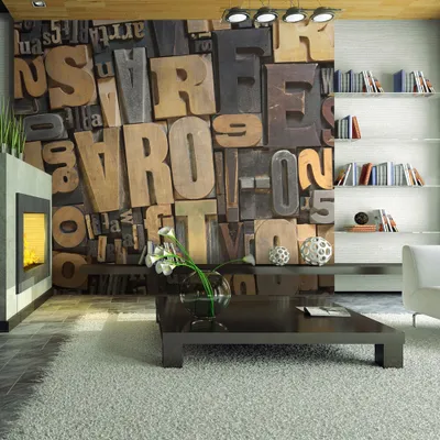 Produktbild von Basera Fototapete Textmotiv 100401-39, Vliestapete, 200x154 cm