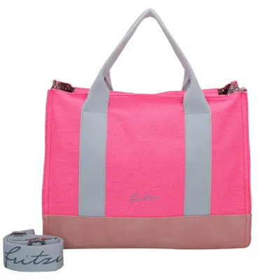 Zdjęcie produktu dla Fritzi aus Preußen Torba na ramię Canvas Tote Bag Neon Pink neonowy różowy