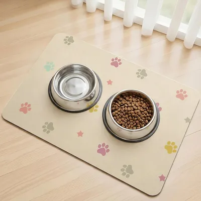 Imagen del producto de Alfombrilla absorbente para agua, de 40x60 cm, antideslizante, para perros y gatos