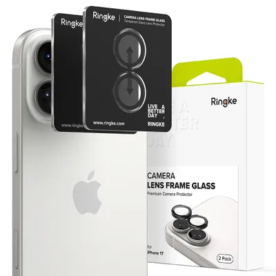 Produktbild von Ringke Kamera Frame Protector 2-Pack für Iphone 17 - Schwarz