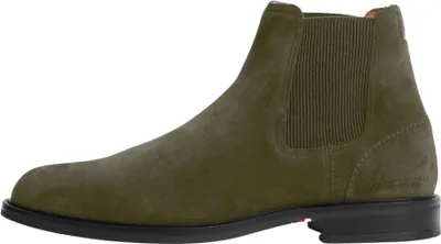 Zdjęcie produktu dla Tommy Hilfiger. Eleganckie, skórzane botki Chelsea dla mężczyzn. Model: FM0FM05953. Niskie botki