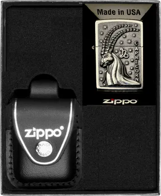 Produktbild von ZIPPO Feuerzeug Set ZODIAC CAPRICORN Steinbock Geschenk Nr. 3