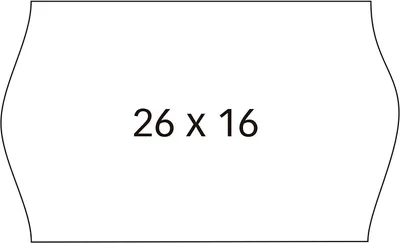 Image de agipa Etiketten fr Preisauszeichner, 26 x 16 mm, weiá