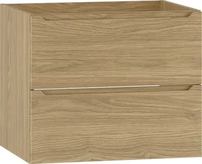 Produktbild von Waschtischunterschrank 60cm Viggo mit 2 Schubladen, Holzoptik